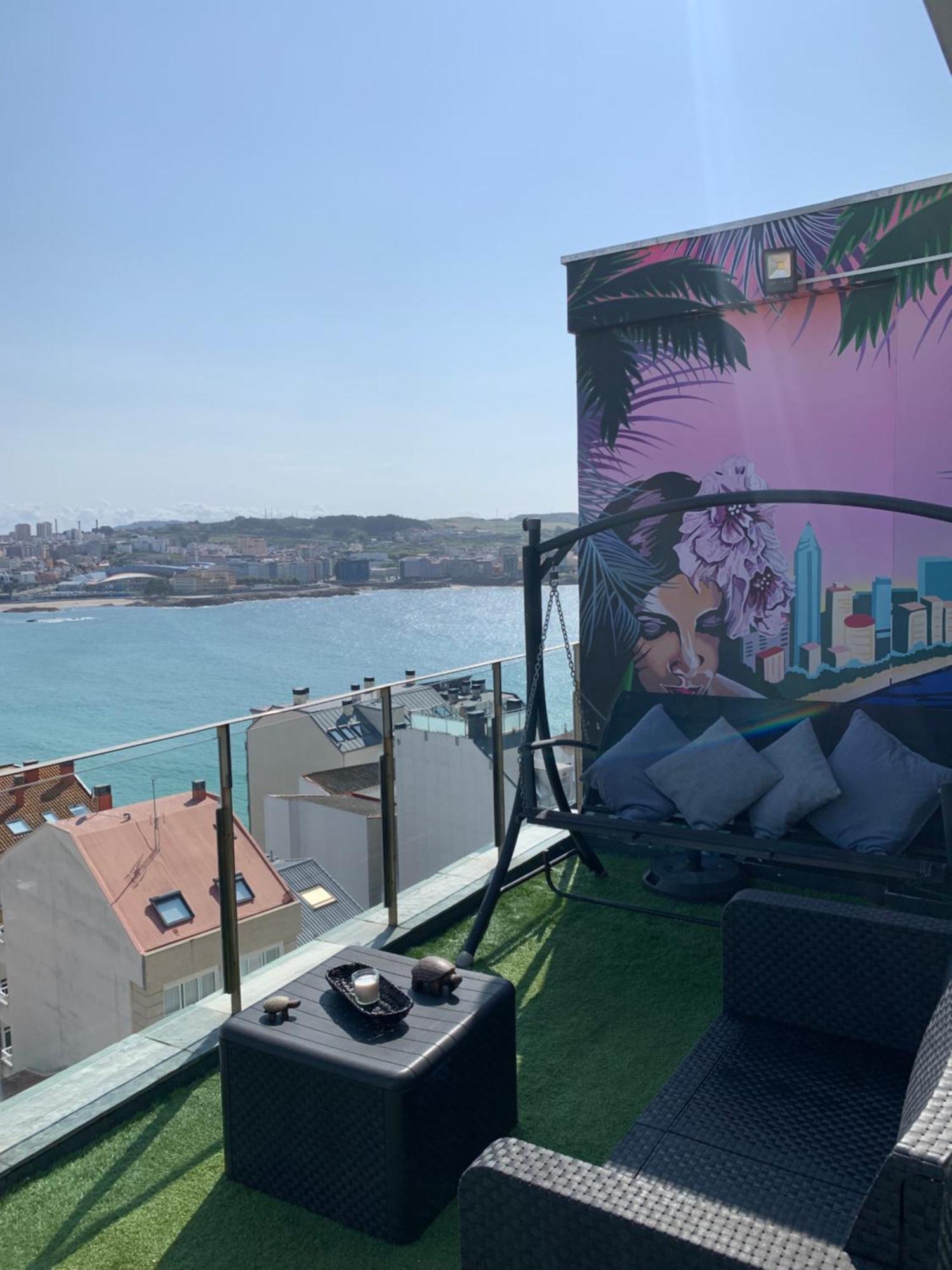 Apartamento Vistas Coruna 3 Habitaciones La Coruña Esterno foto
